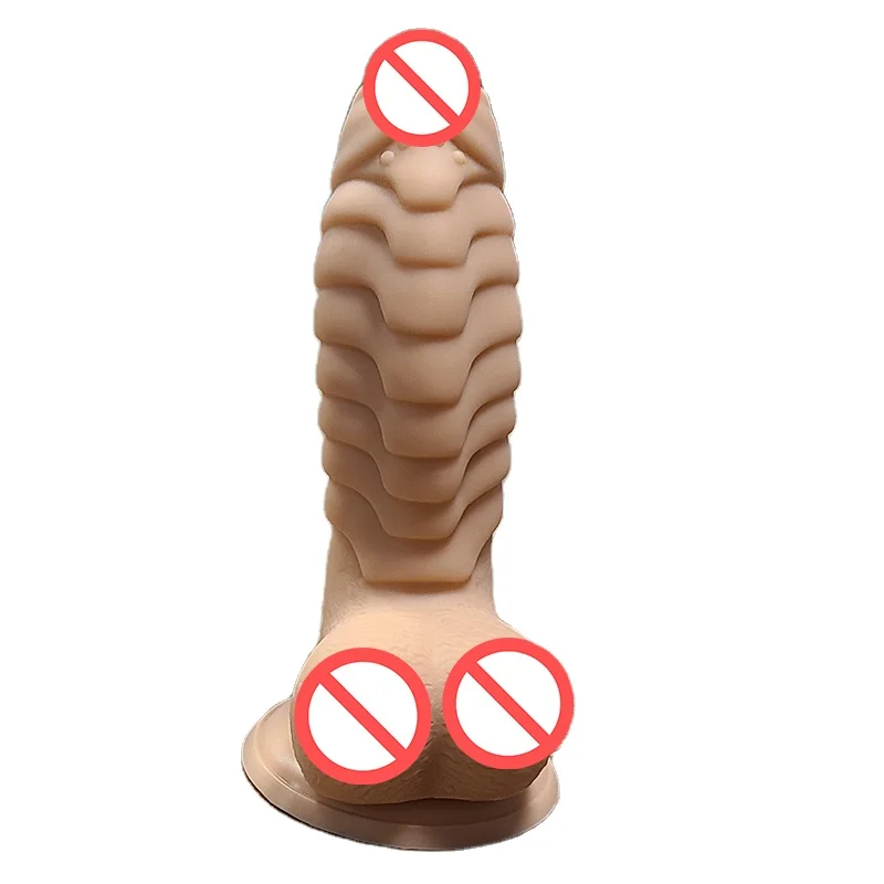 
Big Armor Silicone Dildo Anal Sex Toy Realistic Dildo Liquid Silicone Simulation Penis Real Muscle Tyrant Fake Penis 