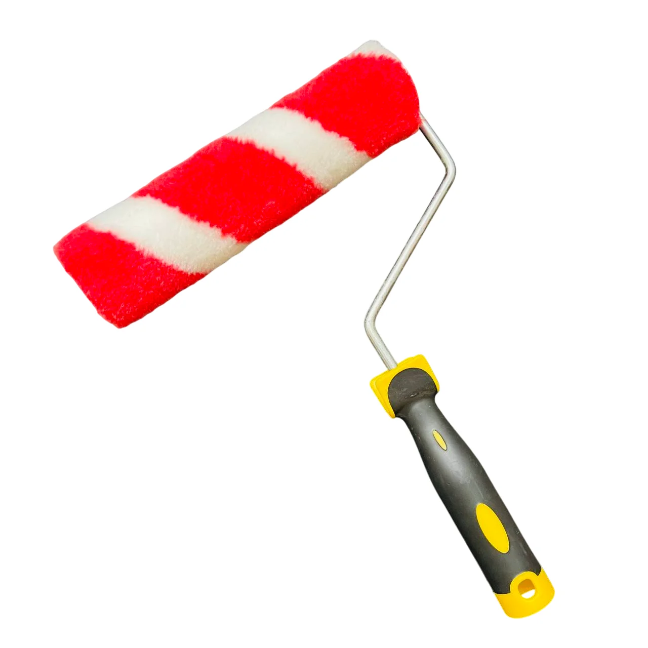 Decorative Easy-clean Paint Roller Industrial Aluminium Handle Microfiber Different Stripe Paint Roller