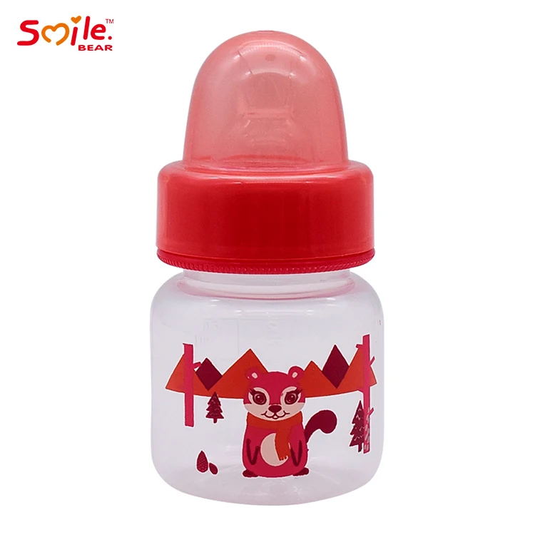 Amazon hot saling food grade 60ml baby feeding bottle