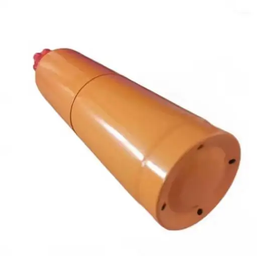 DOT39 Standard 1L USA Market Empty Brazed MAPP Steel Vessel with Red Round Valve for Camping