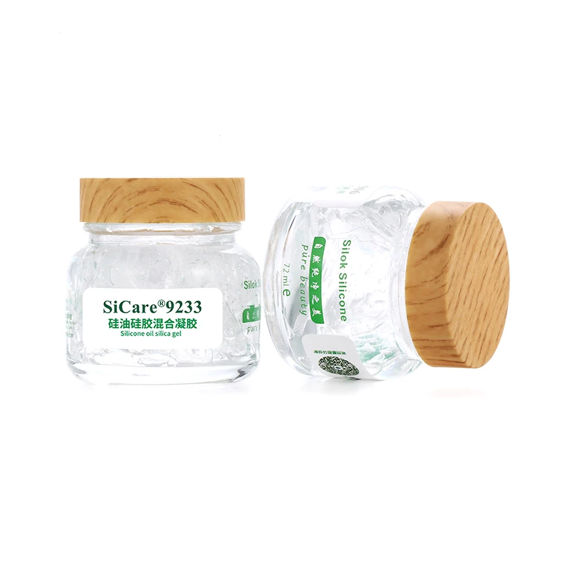 Пленочная шелковистая на ощупь водостойкая силиконовая смазка и силикагель, смешанный гель SiCare9233 для праймера для макияжа