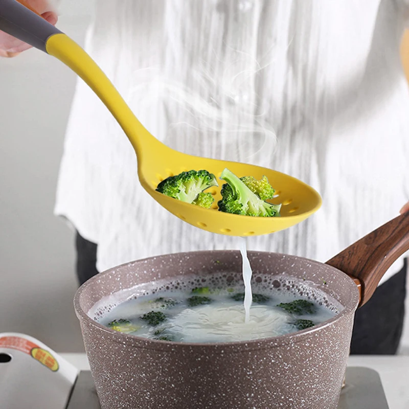 Wholesale price import non stick heat resistant 6pcs kitchen silicone cooking utensils tools custom kitchen utensils set