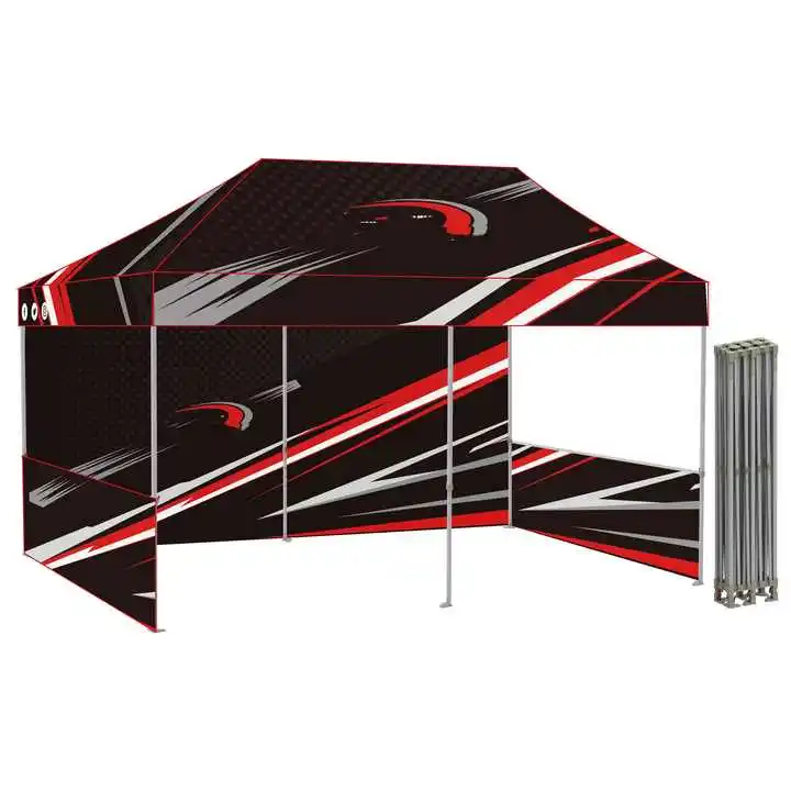 Напечатанный на заказ 10x10 складной рекламный тент-беседка водонепроницаемый навес для мероприятий доступных во всех размерах торговой палатки