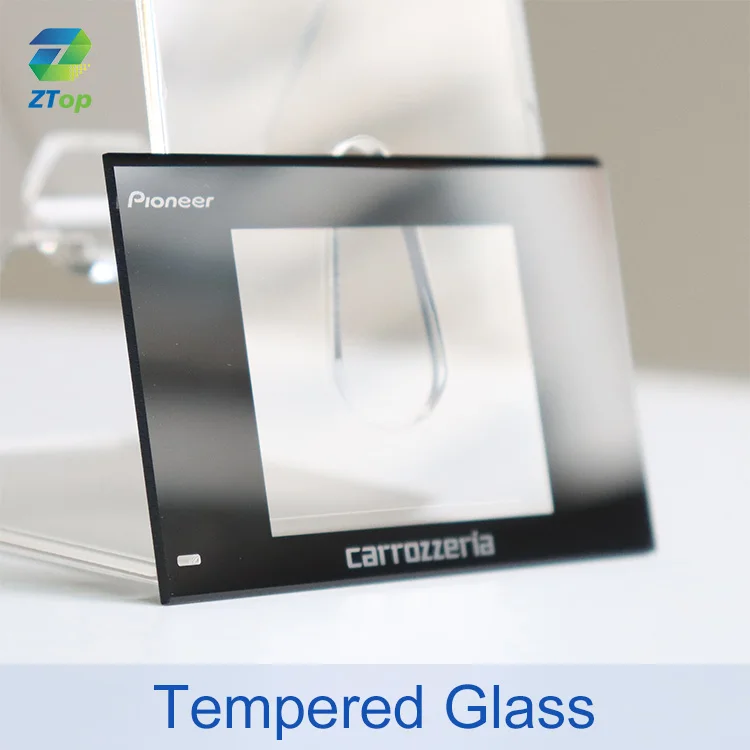 Small Size Custom Silk Screen Printed Tempered Glass Panel