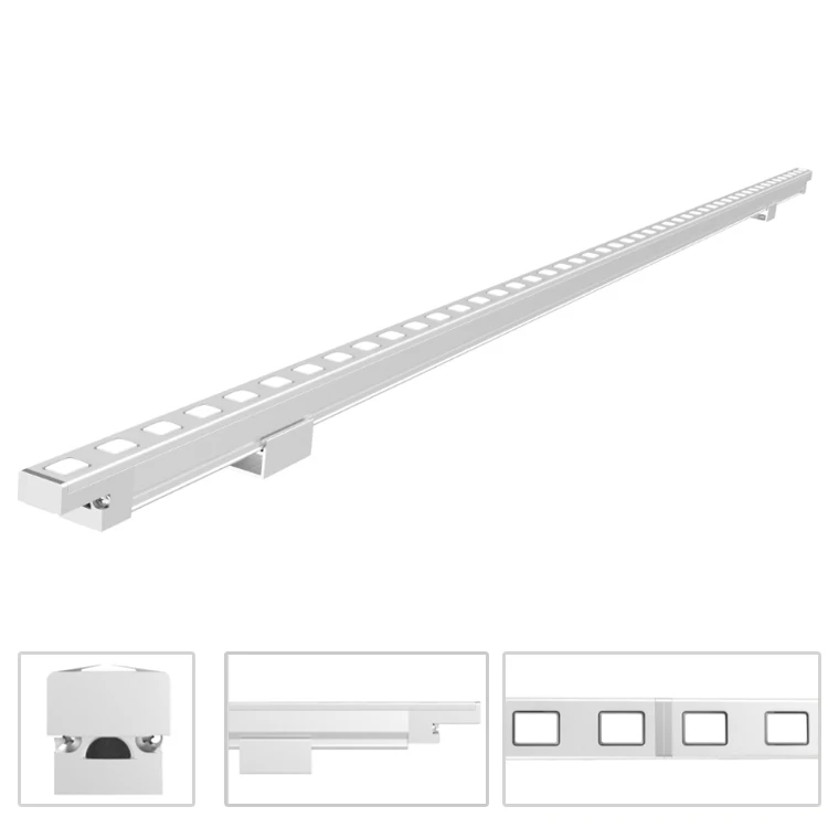 Advertising Lighting IP67  12W super bright building bar 1m led linear light light Small size  Aluminum