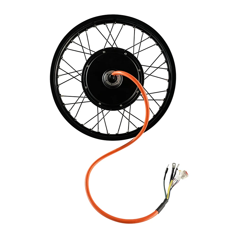 CNEBIKES CE Approved BLDC hub motor 5000w 8000w electric bike bicycle conversion kits with ebike lithium battery optional