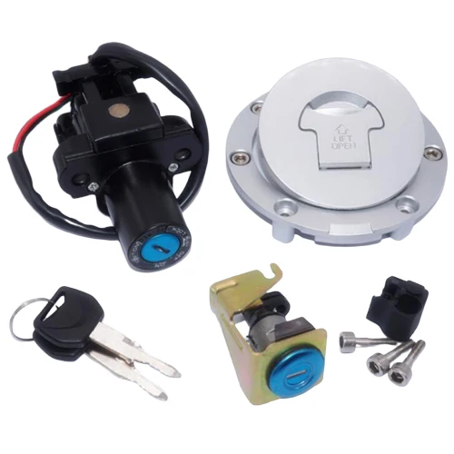 Зажигания переключатель топливного газа кепки крышка сиденья замок ключи Набор для Honda CBR600RR