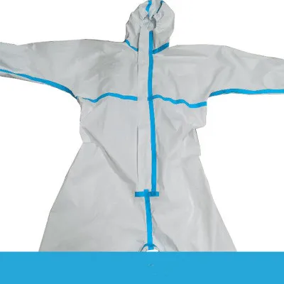 
Civil Virus Coverall hazmat Suit Protects Disposable Hospital Safety Full Body Chemical Protection Isolation gowns 