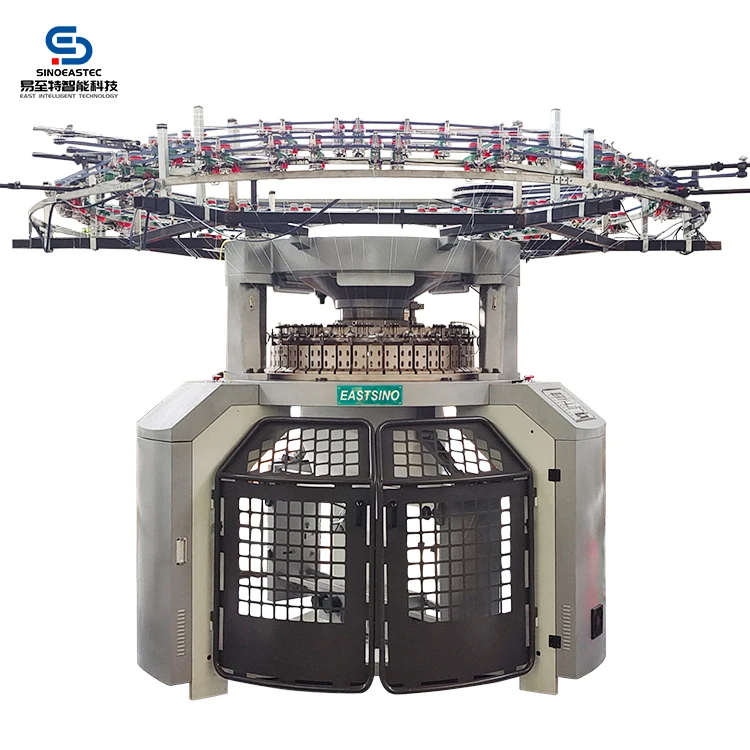 Sinoeastec Double Jersey faux leather Circular Knitting Machine