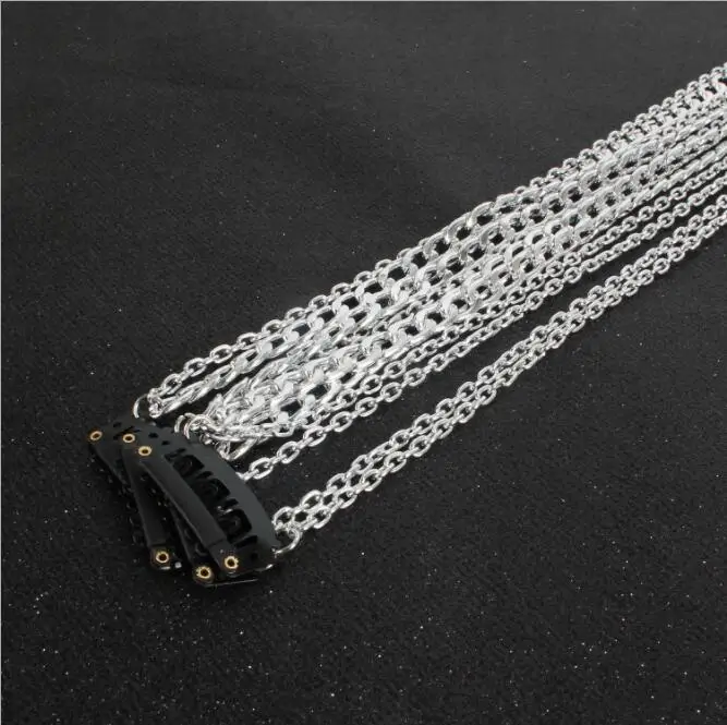 
Wig extension chain Silver plated does not fade Explosion models Headgear head chain BB clip hair chain 