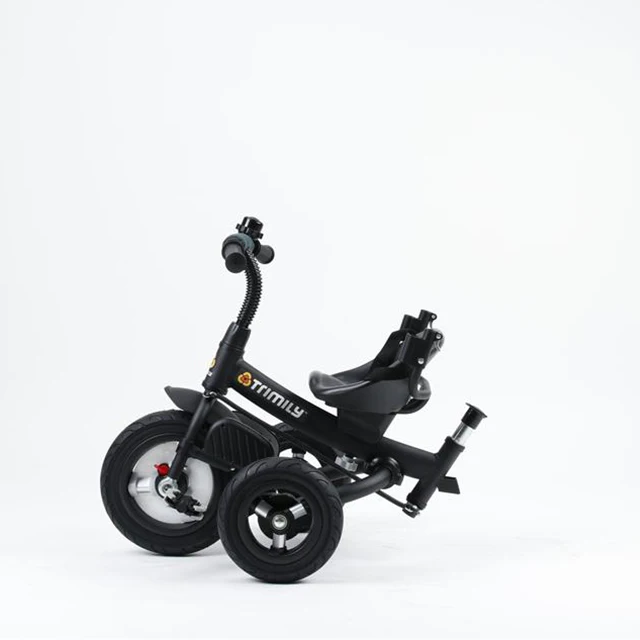 Trimily  T306F Children tricycle Kid Trike Kid Trike Stroller With Canopy Push Bar And Rear Basket for Storage