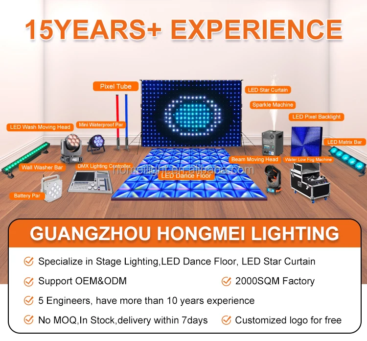 New Arrival Full Color DJ Lights 1000W/3000W RGB LED Strobe Light for Night Club Party Show
