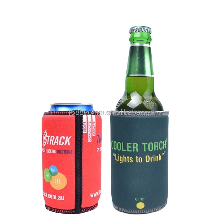 AOMEI Collapsible Insulated 12oz Can Cooler 3 5mm Made Wine Beer Bottle Sleeve Neoprene Custom Logo Printing Stubby Holders