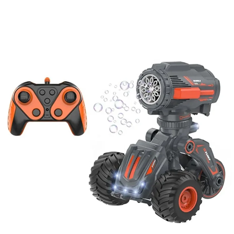RC Car Gel Blaster Cool Stunt with Bullet Deformation Off-road Truck Battle Toy