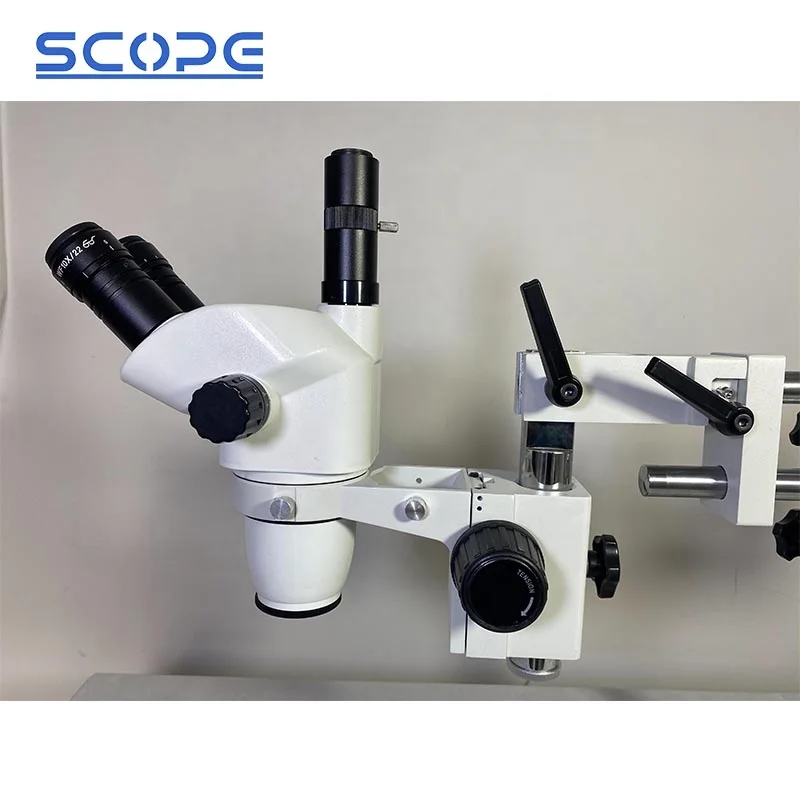 6.5X~45X Double Arm  Universal Stand SZX6745-UD2Trinocular Zoom Stereo Microscope