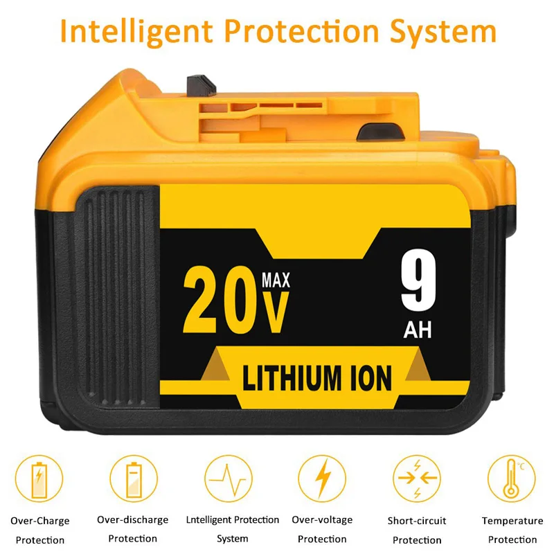 Factory price 9Ah DCB209 20V 9.0Ah for DCB205 battery power tool DCB202 DCB203 DCB204 DCB205 DCB206 DCB209