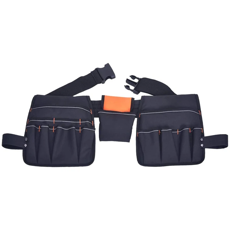 Professional Heavy Duty Tool Pouch Belt Bag for Carpenters, Electrician