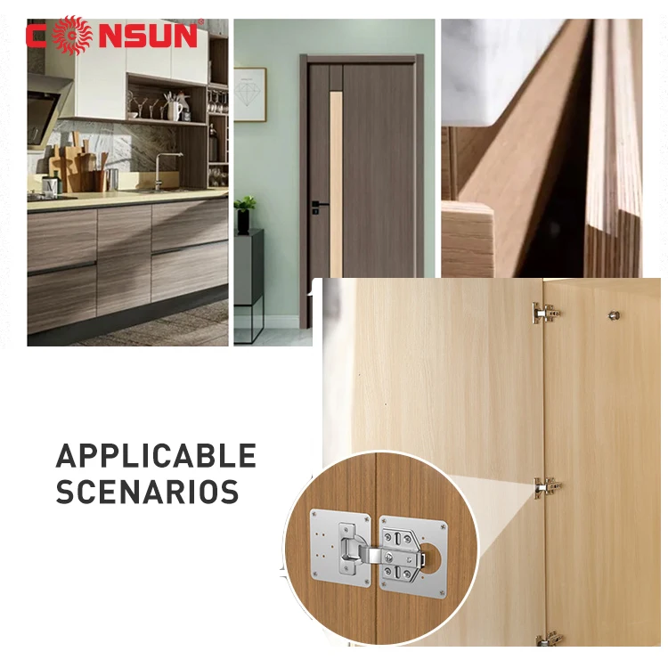 Hinge Mounting Plate Furniture Hinges Piece Protecting Wooden Kitchen Cabinet Door Stainless Steel Hinge Side Plate Repair Kit