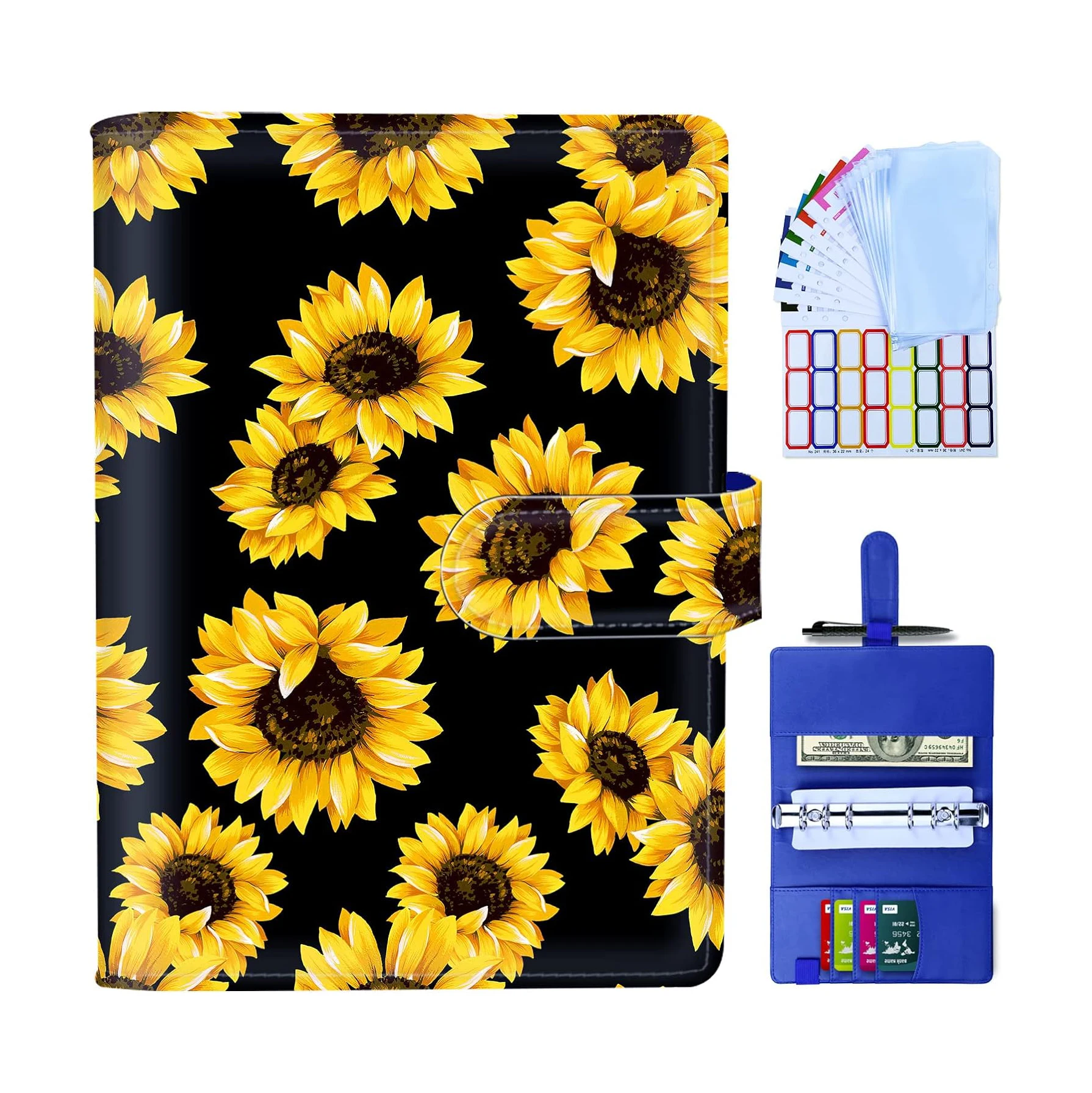 A6 Budget Binder Set Cash Envelope Budget System Binder Planners With Expense Budget Sheets And Label Sticker