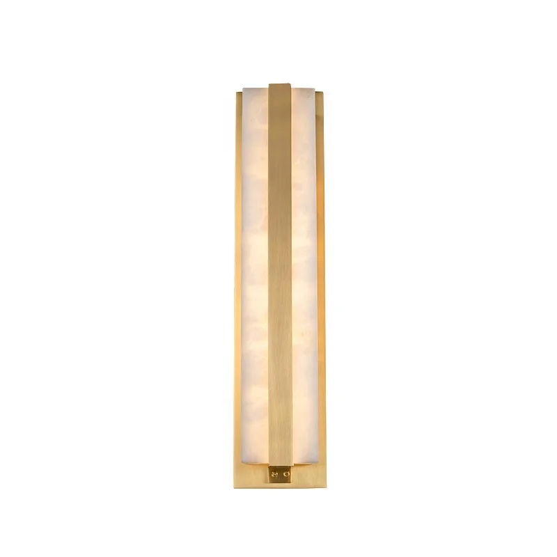 bedroom bedside lamp modern simple living room dining room alabaster wall lamp