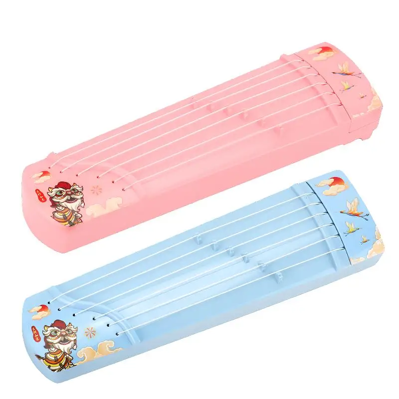 New Product Wholesale Promotion Primary School Kindergarten Simulation Playable Musical Instrument Guzheng Qin Toy For Kids