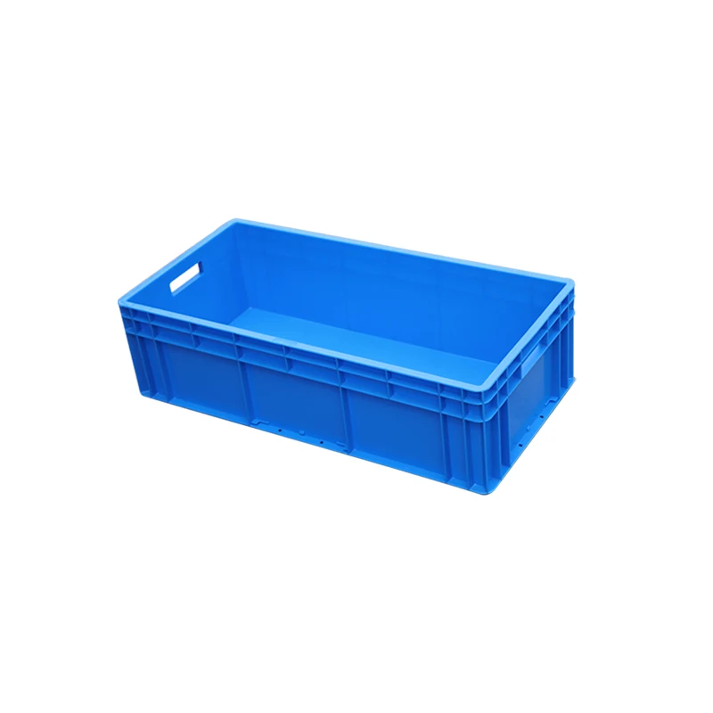 Производство продукции по низкой цене EU8622 экологически чистый полипропиленовый логистический ящик для хранения грузов на складе