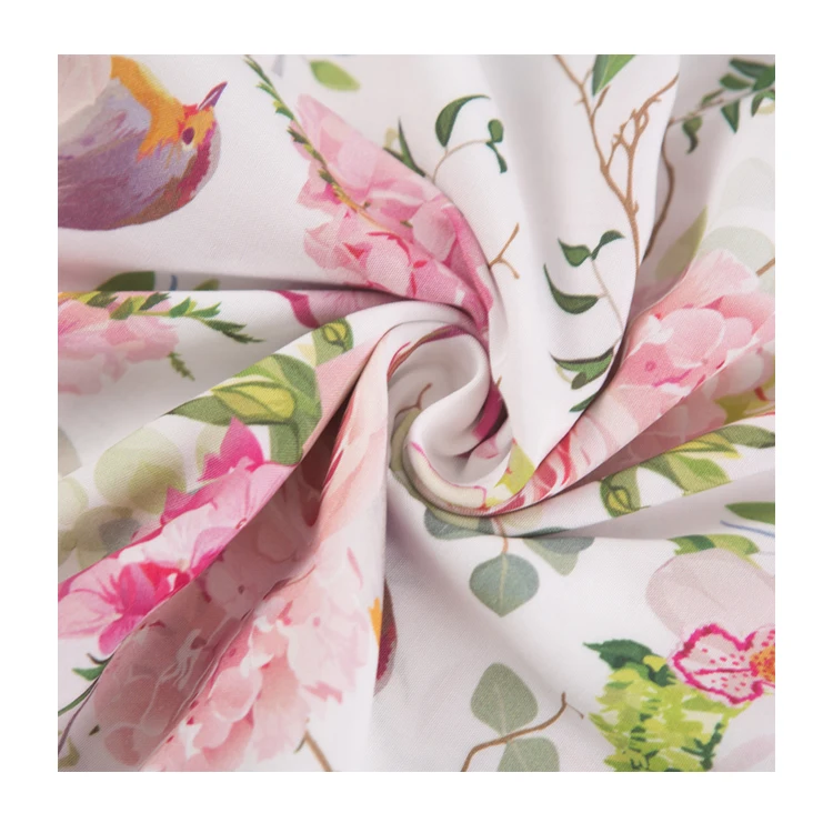 Selling 30s rayon fabric Plain design heavy viscose rayon woven printed fabric rayon printed woven fabric for dress