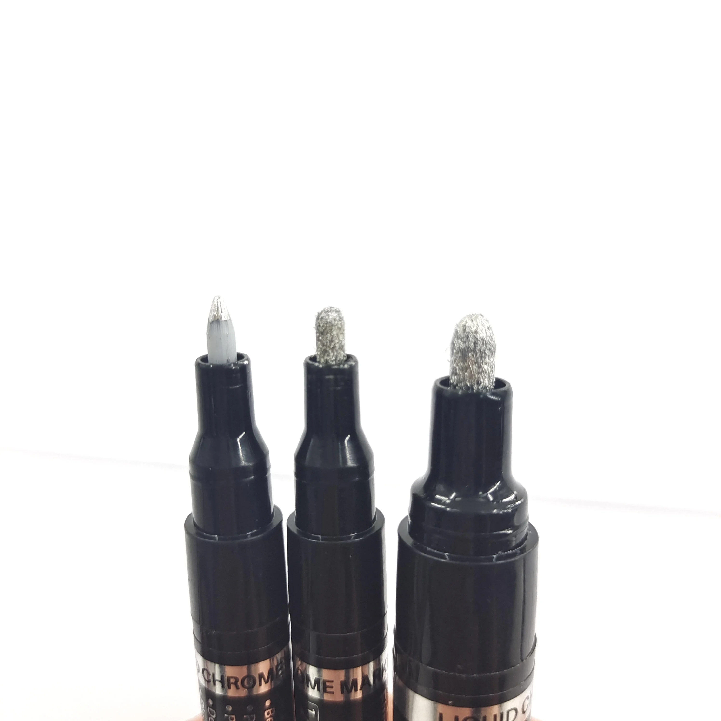 Highly Reflective For Smooth Surface 0.7/1/3mm Nib Mirror Effect Liquid Chrome Paint Marker