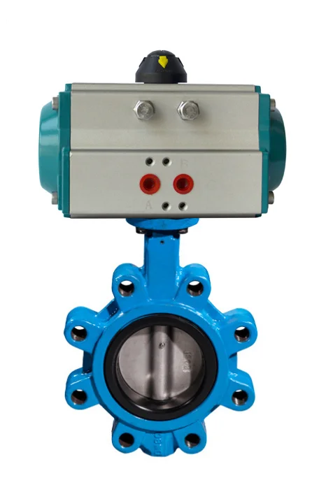 Пневматический клапан-бабочка CF8 CF8M CF3M WCB производство Китай