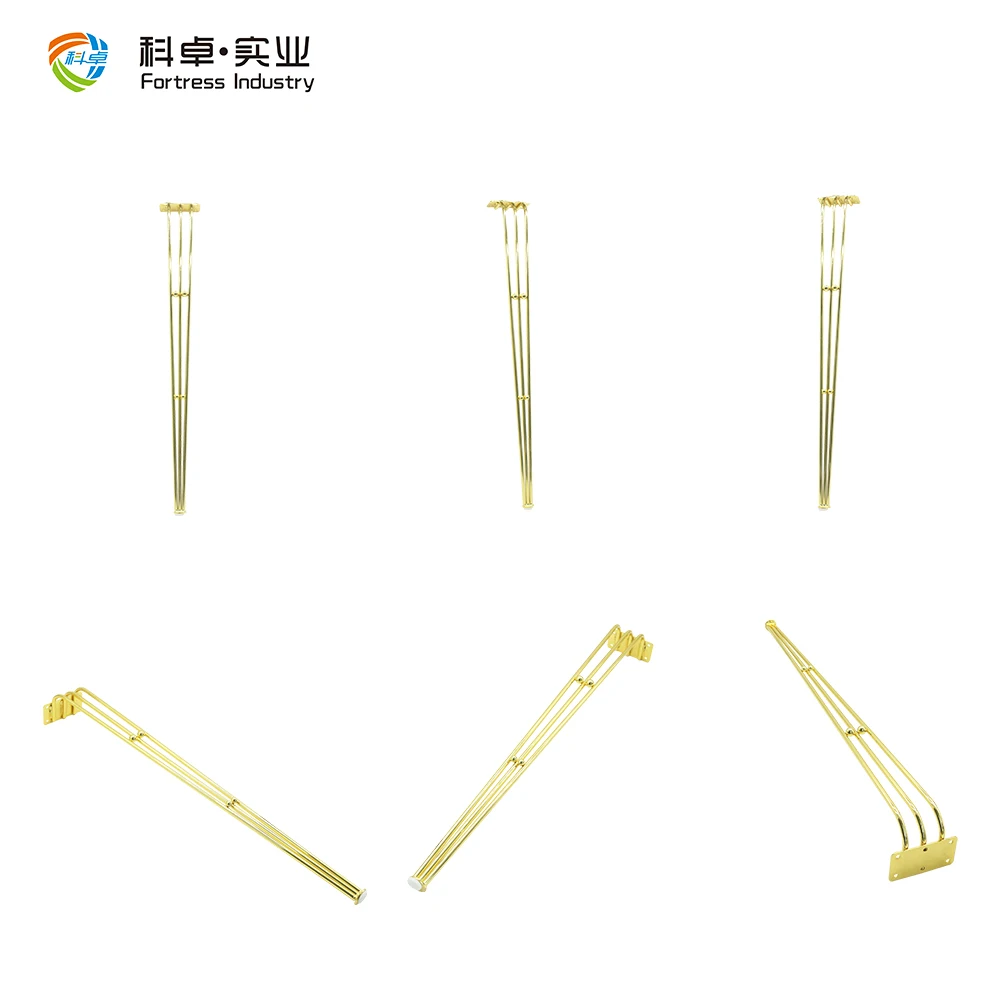 Hot Selling Metal Furniture Legs Golden Sofa Bed Tv Cabinet Coffee Table Legs Decorative Furniture Hardware Accessories