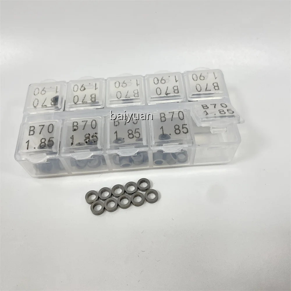50pcs B70 Gaskets Size 1.62-1.80mm Piezo Injector Nozzle Adjust Shims ,Diesel Repair Washer Parts for Pizeo Injector
