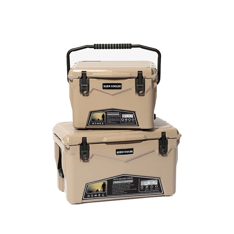KUER wholesale high quality 35QT Portable YETY Cooler Box Ice Chest Cooler Box Portable Cooler Box