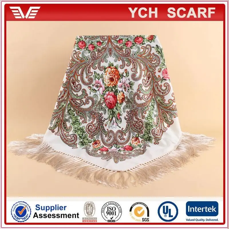 Multi color in ready fashionable women russia scarf