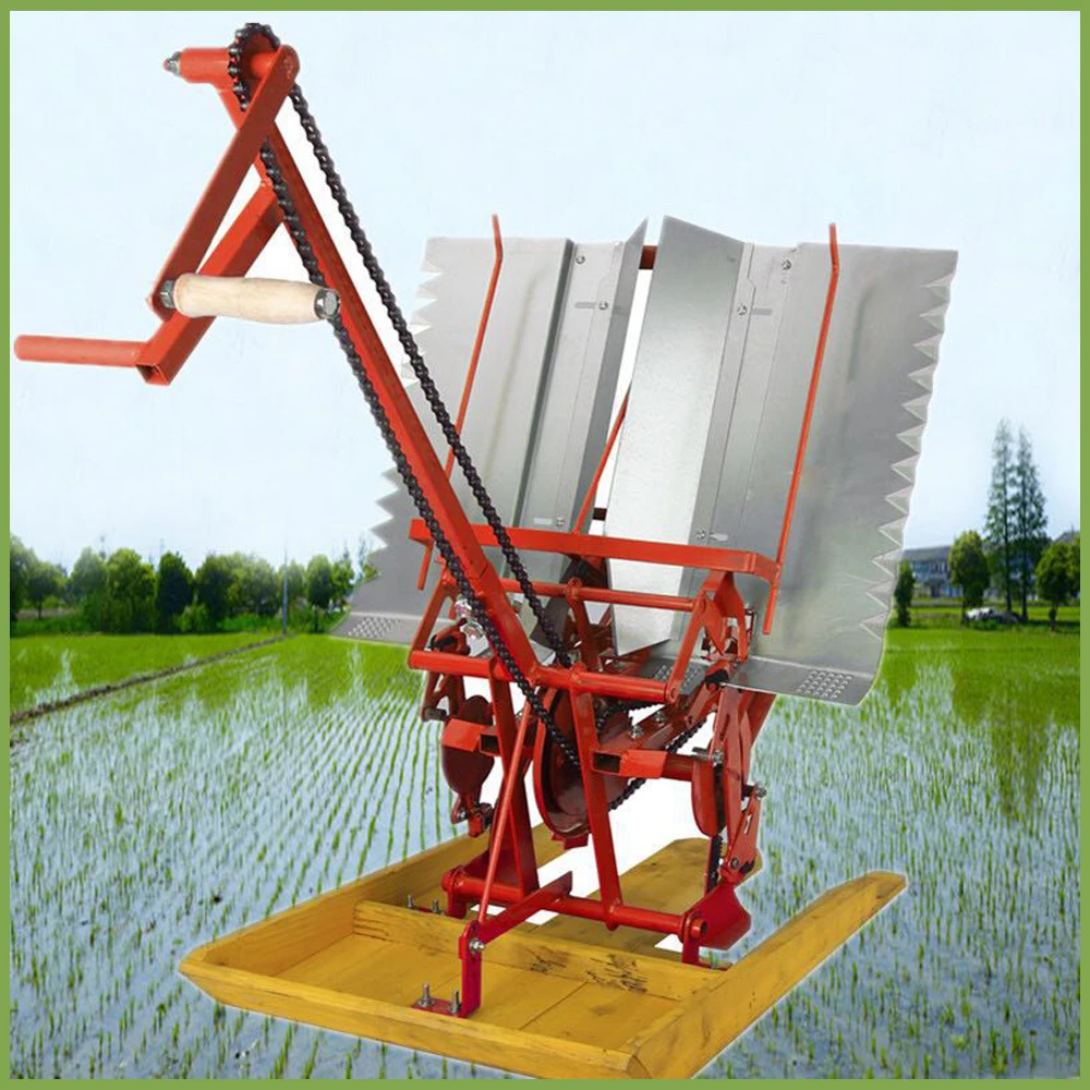 China 2 Row Manual Hand Cranked Paddy Rice Transplanter Price In Myanmar