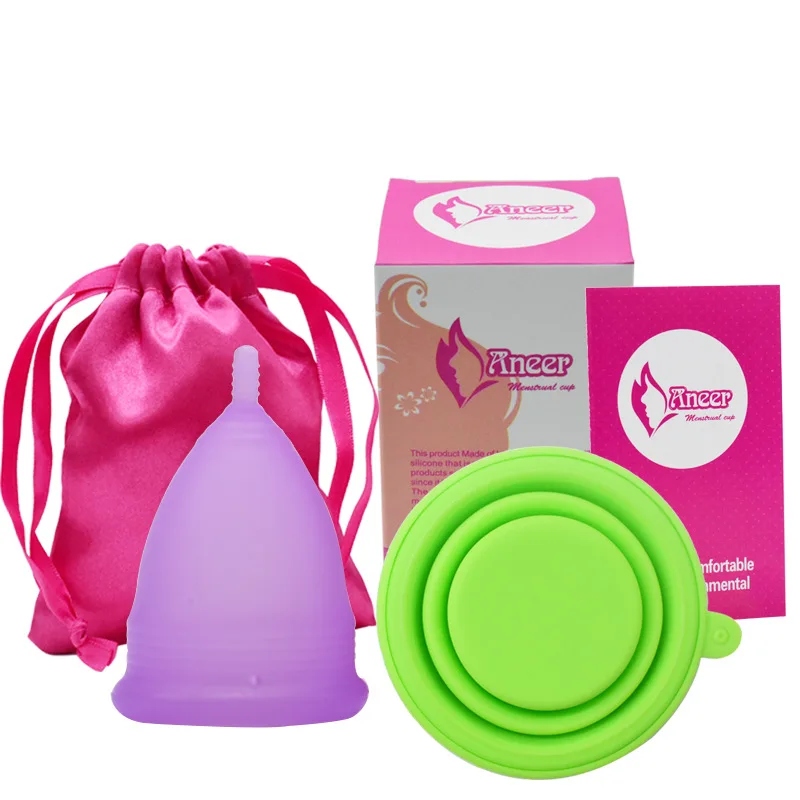 J1105 High Quality Female Period menstrual cup /custom silicone  menstrual cup