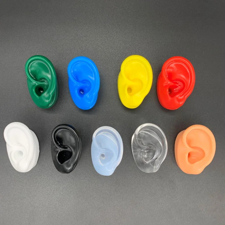 audio service Hearing aid 3D silicone soft human ear modelS,display tools for hearing aids or Earphone