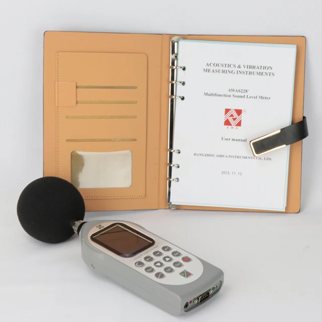 AWA6228+ Noise Sound Level Meter Class 1 Measurement Range 25-140 DBA bluetooth Digital