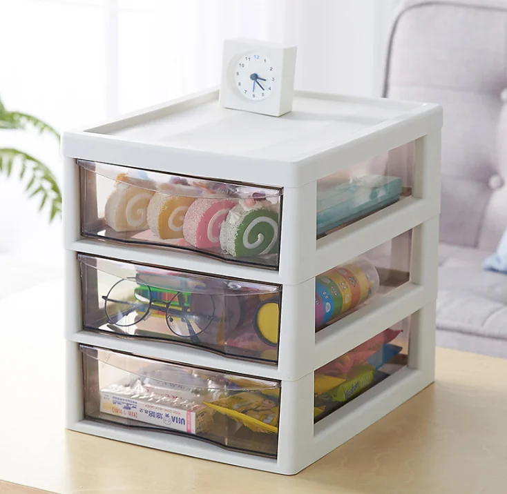 Новый креативный прозрачный настольный шкаф для хранения, шкаф для хранения канцелярских принадлежностей и косметики