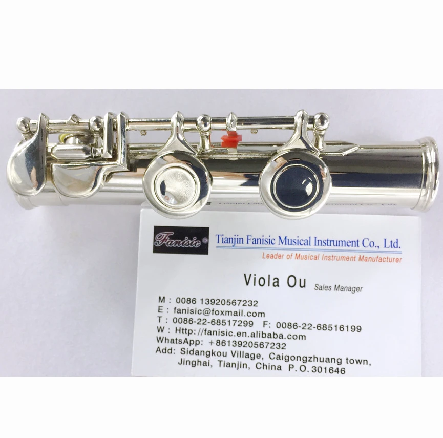 16-hole E key grade flute nickel-plated C-tune flute musical instrument flute factory direct sale