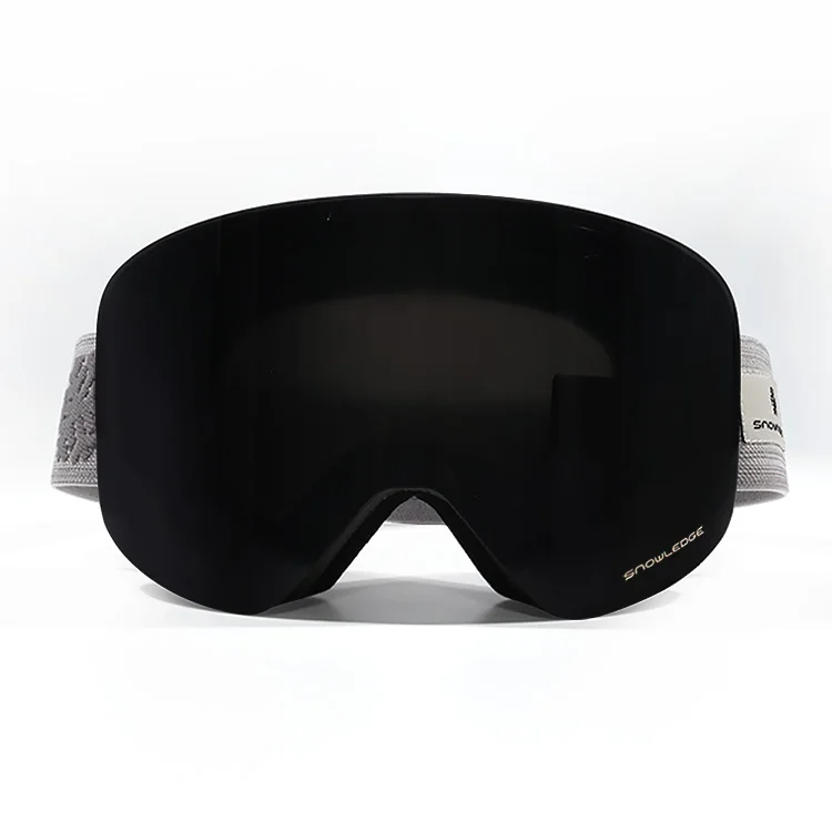 Custom Best Seller Fashion Cylindrical Anti-Fog Frameless Magnetic UV400 Protective Snow Glasses Ski Goggles