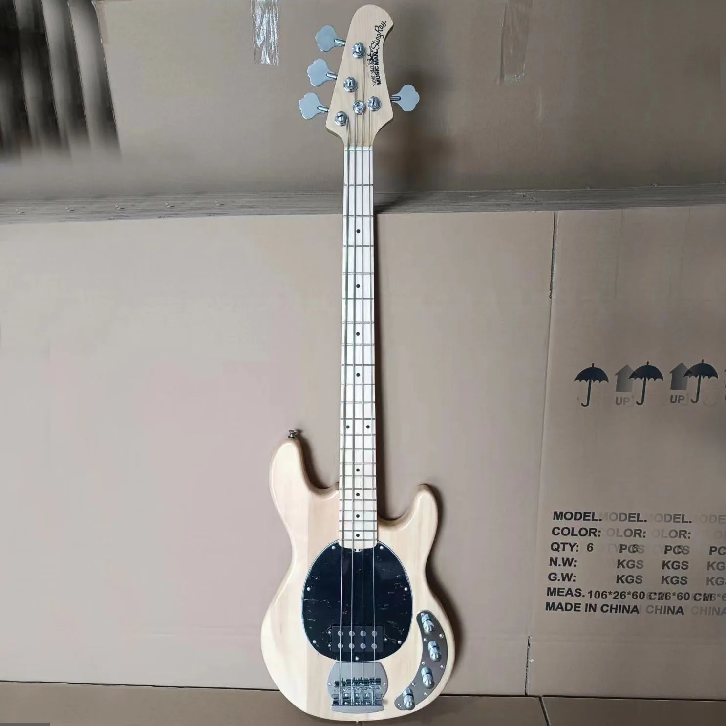 4-String Passive Active Electric Bass Manufacture 22 Frets Humbucker Pickup Custom Bass Guitar
