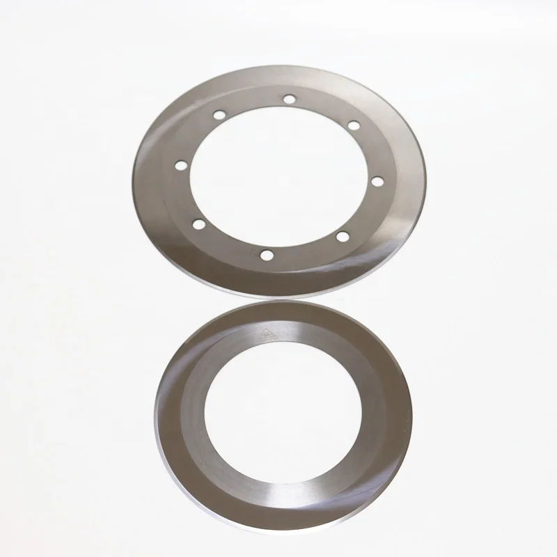 Тонкое круглое лезвие из карбида вольфрама с шестью отверстиями для резки нержавеющей стали