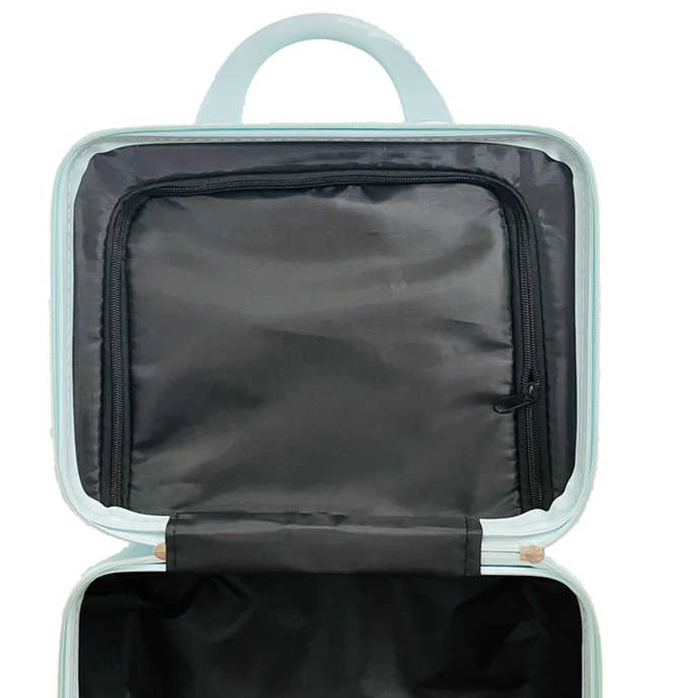 New OEM Unisex Portable 14inch Travel Luggage Fashionable Fruit-Colored Carry-On Cosmetic Case with Zipper Closure Makeup Case
