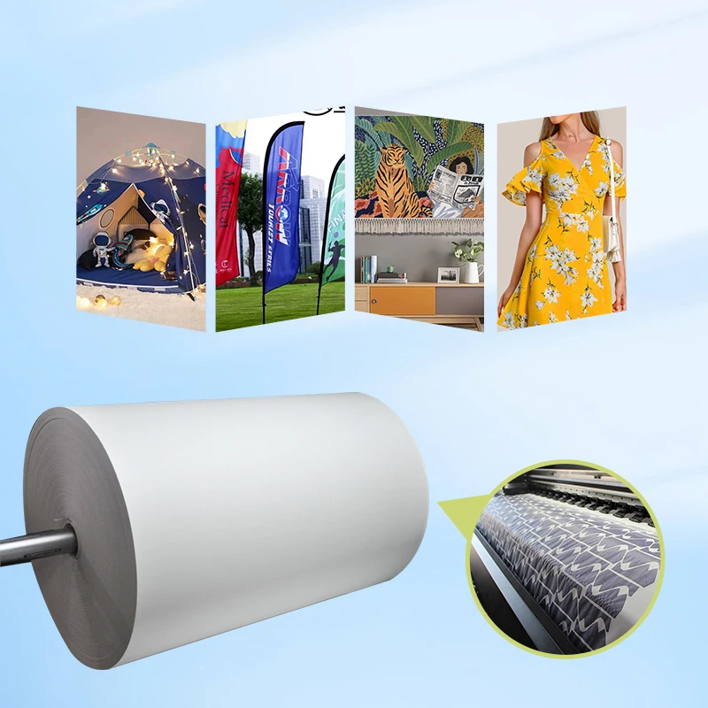 SUBLICOOL Competitive Price Sale Tshirt Thermal Transfer Paper Sublimation Paper30 50grams for Big Roll Heat Press