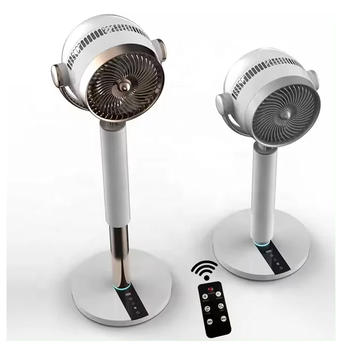 24 Watts  360 Degree Air Cooling Fan 12-Speed 9 Inch 3- Blade Air  Fan Cooler With 2 Height Adjustable