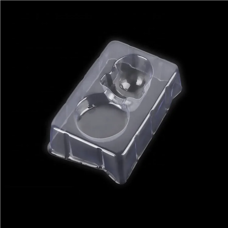 
Guangzhou 2021 Vacuum Formed Velvet Plastic Cosmetic Blister Insert PS Flocked VAC Packaging Tray 