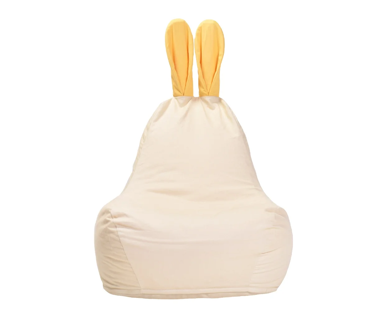 Cartoon rabbit indoor girls children fabric toddler bean bag chairs sofa