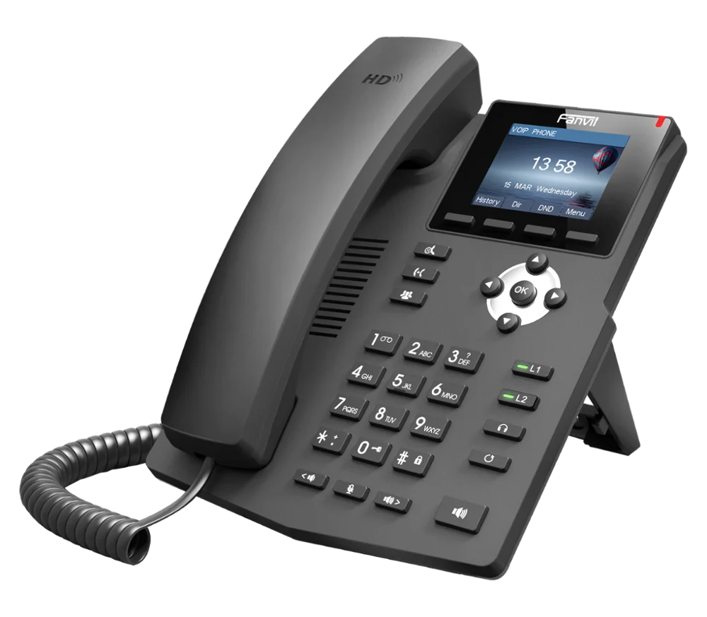 X3s Fanvil беспроводной Voip Sip телефон с Rj9 в офисе