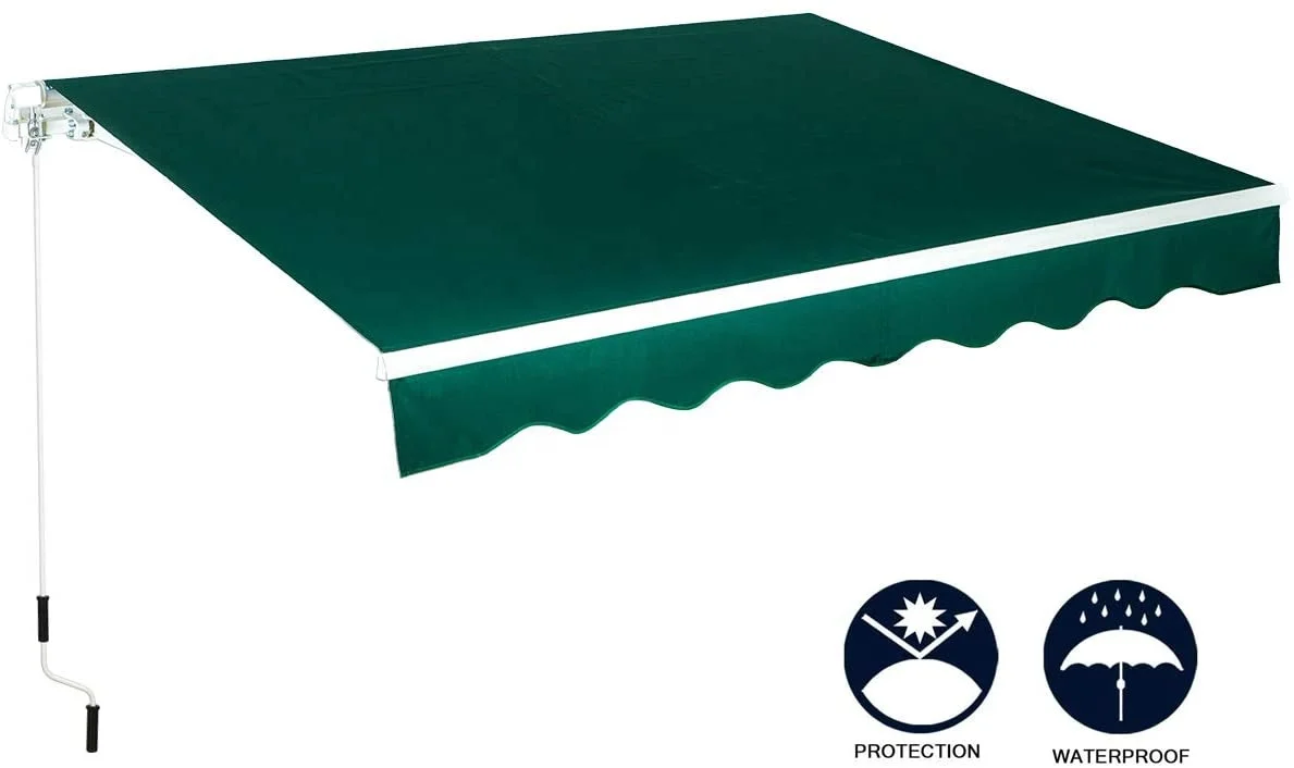 Aluminum Electric Motor retractable roof awning pergola standing wind out awning for terraces