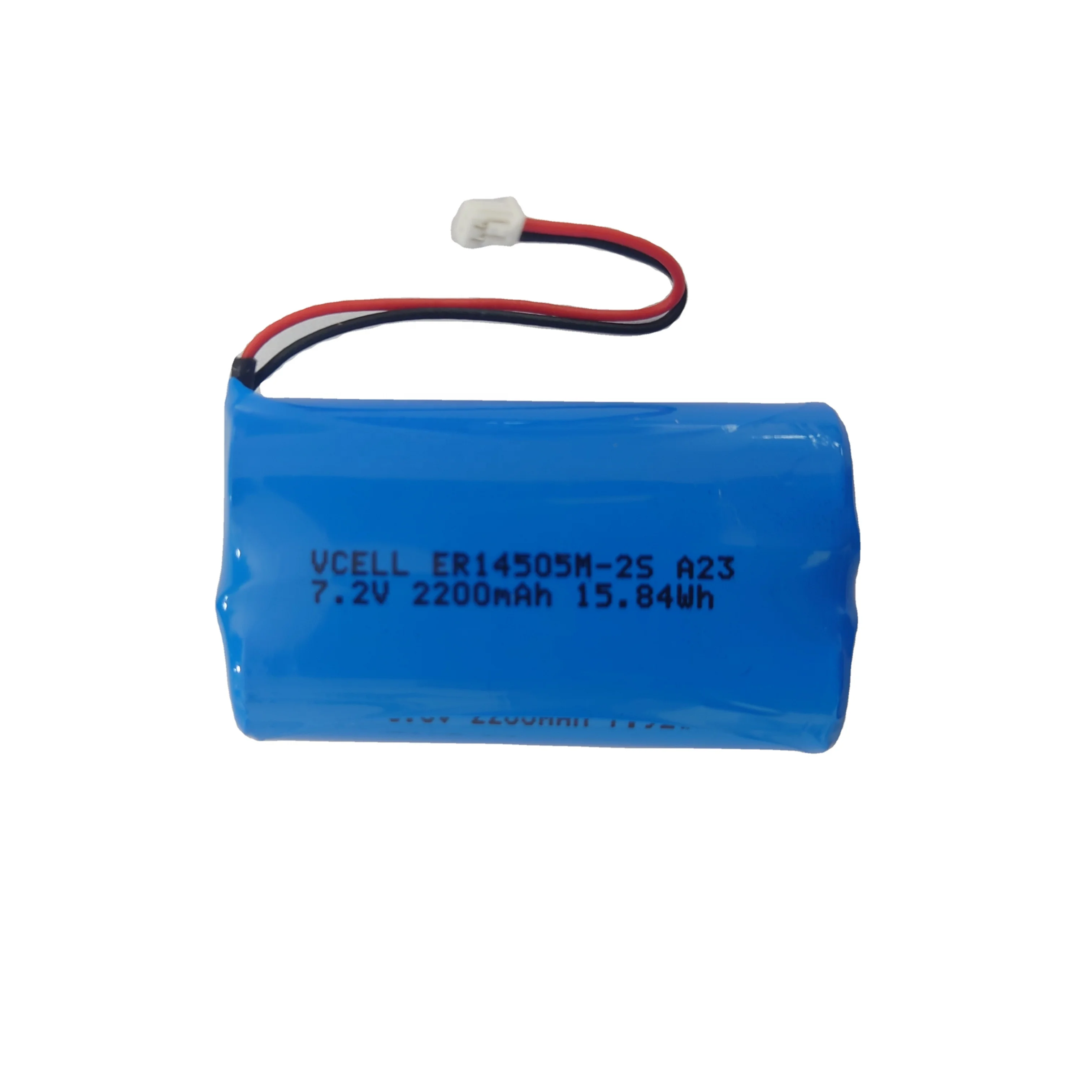ER14505M 7.2V 2200mAh LiSOCI2 Primary Lithium Ion Batteries Pack For Gas Meter Water Meter Monitor Devices